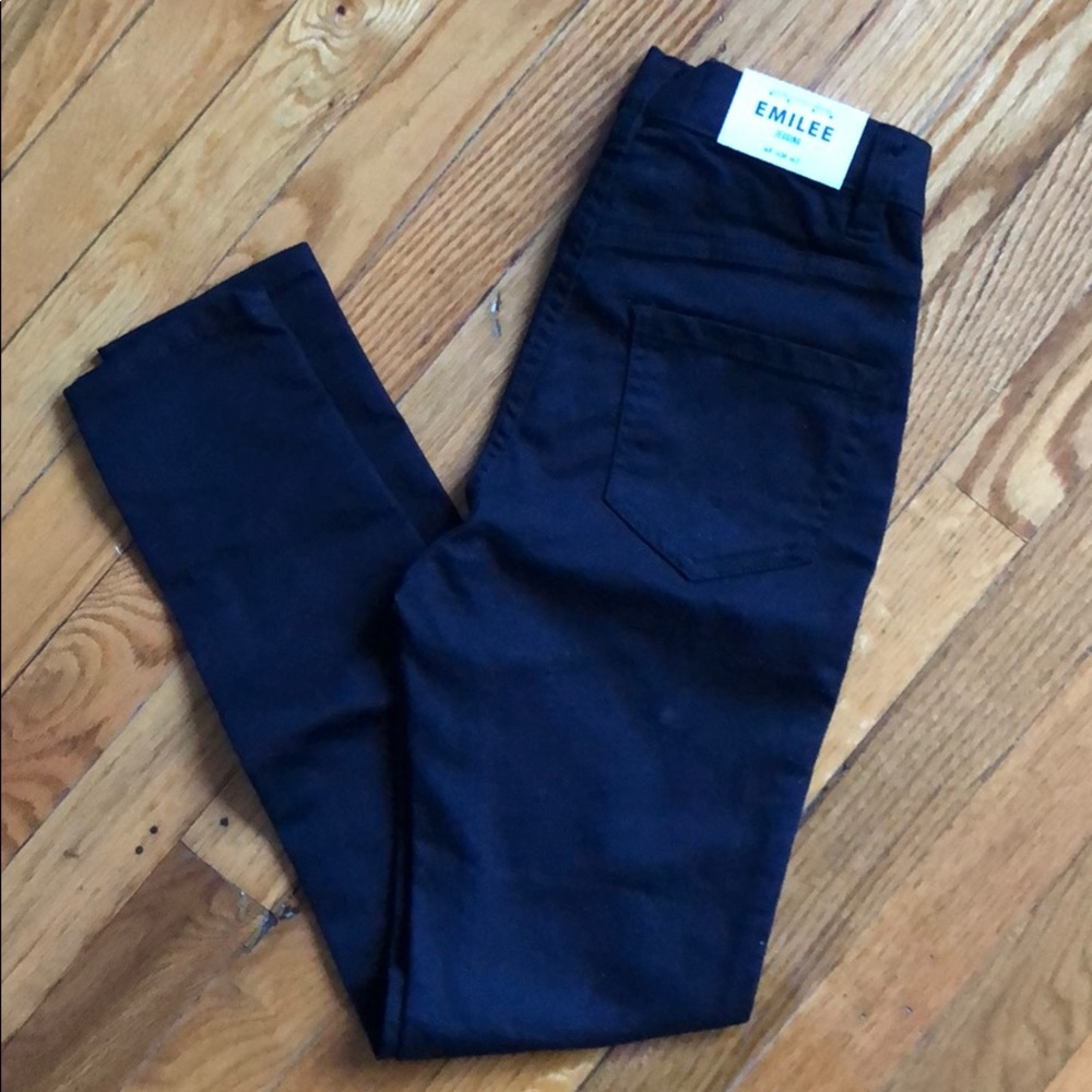 New Look “Emilee” jegging size 2 jet black.